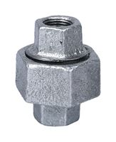 ProSource PPG342-6 Pipe Union, 1/8 in, Threaded, Malleable Iron, 40 Schedule, 300 psi Pressure