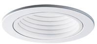 Eaton Lighting RE-4001WB Baffle Trim, Plastic Body, White