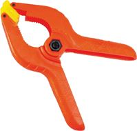 Vulcan JLWCX007-1 Spring Clamp, 1 in Clamping, Nylon, Blue/Orange/Yellow, Pack of 20