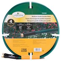 Landscapers Select BL5820025HM Garden Hose, 25 ft L, Female x Male, PVC, Green