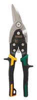 DeWALT DWHT14674 Aviation Snip, 10 in OAL, 2-3/4 in L Cut, Right Cut, Vanadium Steel Blade, Ergonomic Handle