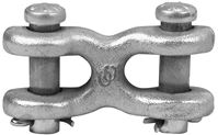 Campbell T5423302 Clevis Link, 7/16 x 1/2 in Trade, 9200 lb Working Load, Steel, Zinc