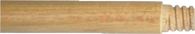 Birdwell 533-12 Broom Handle, 15/16 in Dia, 60 in L, Threaded, Hardwood