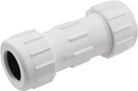 B & K 160-104 Double Seal Coupling, 3/4 in, Compression, PVC