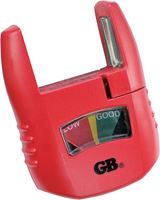 Gardner Bender GBT-3502 Battery Tester, Analog Display, Red