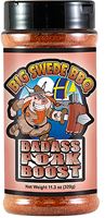 Big Swede BBQ OW74510 Bad Ass Pork Boost Rub, 11.3 oz, Bottle