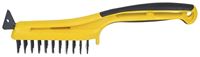 Hyde 46805 Wire Stripping Brush with Scraper, 5 in L x 1-1/4 in W Brush, Carbon Steel Trim