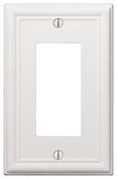Amerelle 149RW Wallplate, 4-7/8 in L, 3-1/8 in W, 1 -Gang, Steel, White, Pack of 4