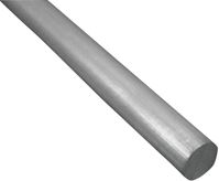 K & S 3055 Decorative Metal Rod, 1/4 in Dia, 36 in L, 1100-O Aluminum, 6061 Grade, Pack of 4