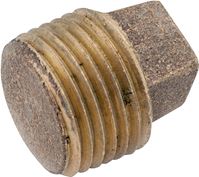 Anderson Metals 738114-02 Solid Pipe Plug, 1/8 in, IPT, Brass, Pack of 5