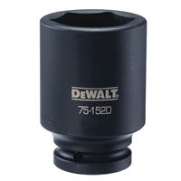 DeWALT DWMT75152OSP Impact Socket, 41 mm Socket, 3/4 in Drive, 6-Point, CR-440 Steel, Black Oxide
