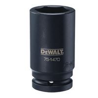 DeWALT DWMT75147OSP Impact Socket, 32 mm Socket, 3/4 in Drive, 6-Point, CR-440 Steel, Black Oxide