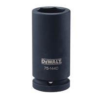 DeWALT DWMT75144OSP Impact Socket, 27 mm Socket, 3/4 in Drive, 6-Point, CR-440 Steel, Black Oxide