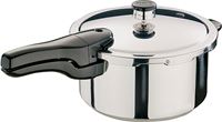 Presto 01341 Pressure Cooker, 4 qt Capacity, 10-1/2 in Dia, Stainless Steel