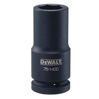 DeWALT DWMT75140OSP Impact Socket, 22 mm Socket, 3/4 in Drive, 6-Point, CR-440 Steel, Black Oxide