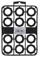 Landscapers Select GM2073L Hose Washer, 5/8 in ID, 31/32 in OD, 3.1 mm Thick, PVC, Black