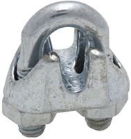 National Hardware 3230BC Series N248-260 Wire Cable Clamp, 1/16 in Dia Cable, 3 in L, Malleable Iron, Zinc