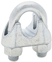 National Hardware 3230BC Series N248-336 Wire Cable Clamp, 5/8 in Dia Cable, 6 in L, Malleable Iron, Zinc