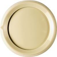 Lutron RK-IV Replacement Knob, Standard, Plastic, Ivory, Gloss, For: Rotary Push On/Off Dimmer Switches