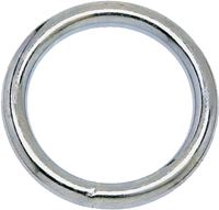 Campbell T7661154 Welded Ring, 150 lb Working Load, 2 in ID Dia Ring, #7B Chain, Solid Bronze, Polished