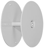 Defender Security U 9515 Hole Cover Plate, Steel, Painted, For: 1-3/4 in Thick Doors