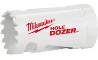 Milwaukee Hole Dozer 49-56-0237 Hole Saw, 4-3/4 in Dia, 1-5/8 in D Cutting, 5/8-18 Arbor, 3 TPI