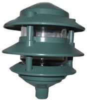 Teddico/Bwf P-3 Louver Light, 110/120 V, 75 W, Incandescent Lamp, Metal Fixture