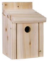 Stokes Select 38149 Wren/Chickadee Nesting House, 6.1 in W, 5-1/2 in D, 9 in H, Cedar Wood
