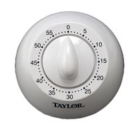 Taylor 5832 Mechanical Timer, 60 min, White