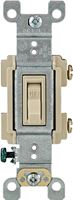 Leviton RS115-ICP Switch, 15 A, 120 V, Push-In Terminal, Thermoplastic Housing Material, Ivory