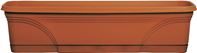 Southern Patio MB2412TC Planter, 7-1/4 in H, 23.88 in W, 7.88 in D, Window Box, Plastic, Terracotta