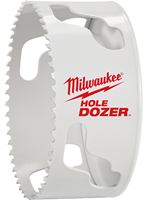 Milwaukee Hole Dozer 49-56-0223 Hole Saw, 4-1/4 in Dia, 1-5/8 in D Cutting, 5/8-18 Arbor, 6 TPI