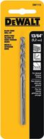 DeWALT DW1113 Jobber Drill Bit, 13/64 in Dia, 3-5/8 in OAL, Parabolic Flute, 13/64 in Dia Shank, Round Shank, Pack of 5