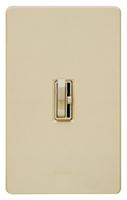 Lutron Ariadni TG-603PH-IV Dimmer, 5 A, 120 V, 600 W, Halogen, Incandescent Lamp, 3-Way, Ivory