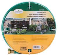 Landscapers Select GH-03 Leader Hose, 15 ft L, Female x Male, PVC, Green