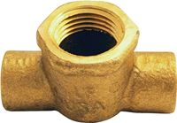 Elkhart Products 10156960 Pipe Tee, 1/2 in, Sweat x Sweat x Female, Copper