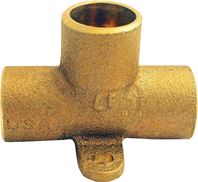 Elkhart Products 10156950 Pipe Tee, 1/2 in, Sweat, Copper