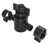 Flair-It 30894 Stop Valve, 3/4 x 3/4 in Connection, 100 psi Pressure, Polysulfone Body
