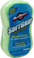 Autoshow 11802 Soft-Grip Sponge, 8-3/4 in L, 4-3/4 in W, 2-7/8 in Thick, Polyester, Assorted