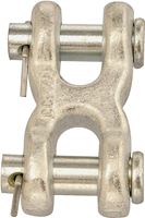 Campbell T5423301 Clevis Link, 3/8 in Trade, 5400 lb Working Load, Steel, Zinc