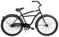 Huffy Mens Cruiser Bicycle, Aluminum Frame, Rear Coaster Brake, 26 in Dia Wheel, Matte Black