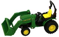 John Deere Toys Collect N Play Series 46584 Toy Tractor with Loader, 3 years and Up, Metal/Plastic, Green