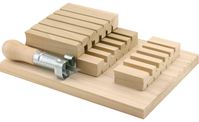 Make-2-Fit P 7916 Screen Frame Notching Jig, Wood Handle