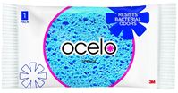 Ocelo 7264-T Sponge, 7.7 in L, 4.2 in W, 1-1/2 in Thick, Cellulose, Blue