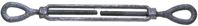 BARON 15-3/8X6 Turnbuckle, 1200 lb Working Load, 3/8 in Thread, Eye, Eye, 6 in L Take-Up, Galvanized Steel