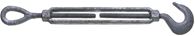 BARON 16-5/8X9 Turnbuckle, 2250 lb Working Load, 5/8 in Thread, Hook, Eye, 9 in L Take-Up, Galvanized Steel