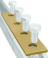 SuperStrut 200 ZX207-10 Bracket Splice Plate, Steel, Gold, Galvanized