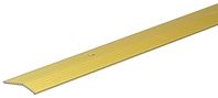 Frost King H591FB/3 Carpet Bar, 3 ft L, 1-3/8 in W, Fluted Surface, Aluminum, Gold, Satin