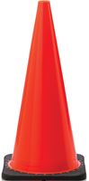 JBC Revolution RS RS70025C Traffic Safety Cone, 28 in H Cone, PVC Cone, Fluorescent Orange Cone