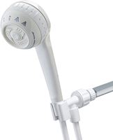 Waterpik SM-451E Handheld Shower Head, 1/2 in Connection, 1.8 gpm, 4 Spray Settings, 5 ft L Hose